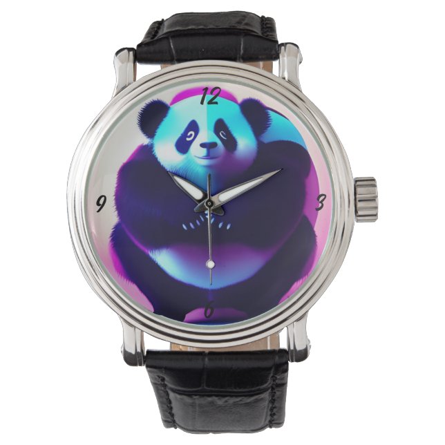 Sumo Panda The Bamboo Gnasher, Manar Watch Watch Armbandsur (Framsida)