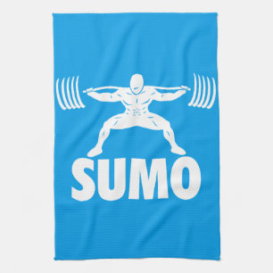 SUMO SQUAT - Kraftfull motivation Kökshandduk