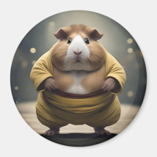 "Sumo Squeakdown: Den mäktige marsvinssumobrottare Magnet