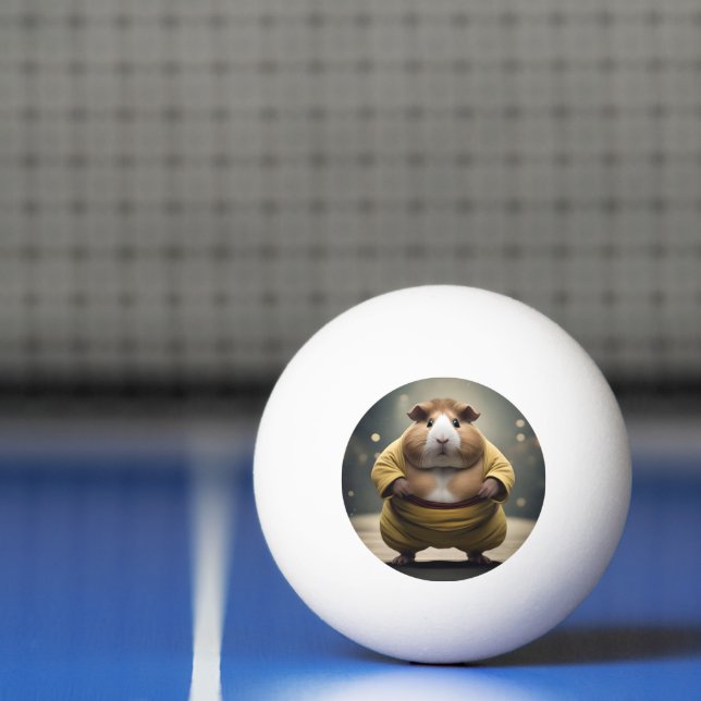 "Sumo Squeakdown: Den mäktige marsvinssumobrottare Pingisboll (Netto)