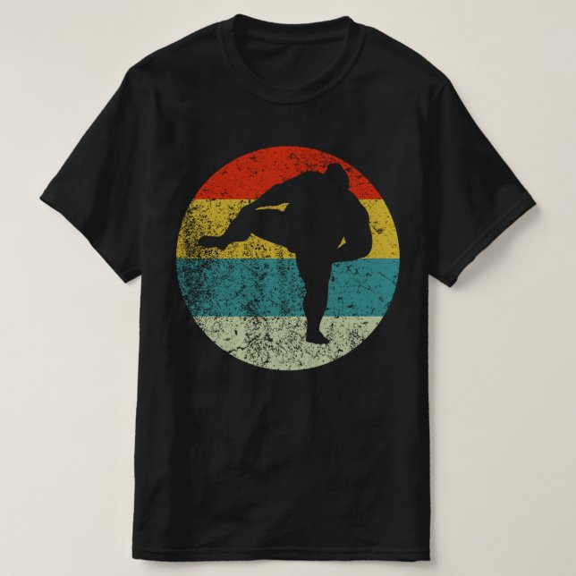 SUMO-vintage silhouette 70s T Shirt (Design framsida)