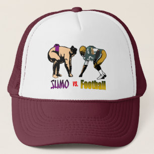 Sumo vs. Football Hat Truckerkeps