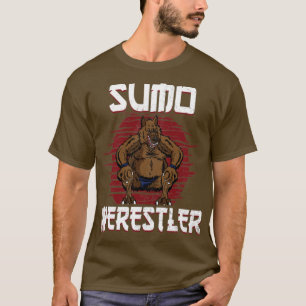 Sumo Werestler Funny Pun Halloween Sumo Wrestler W T Shirt