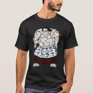 Sumo Wrestler Distress T Shirt