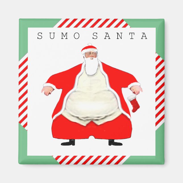 Sumo Wrestler-jul Magnet (Framsidan)