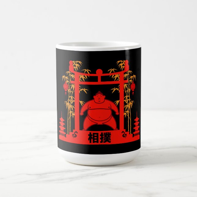 Sumo Wrestler Kaffemugg (Center)