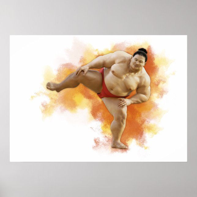 SUMO Wrestler Poster (Framsidan)