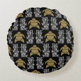 Sumo Wrestler Rund Kudde