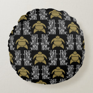 Sumo Wrestler Rund Kudde