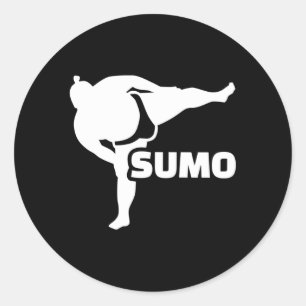 Sumo Wrestler Runt Klistermärke