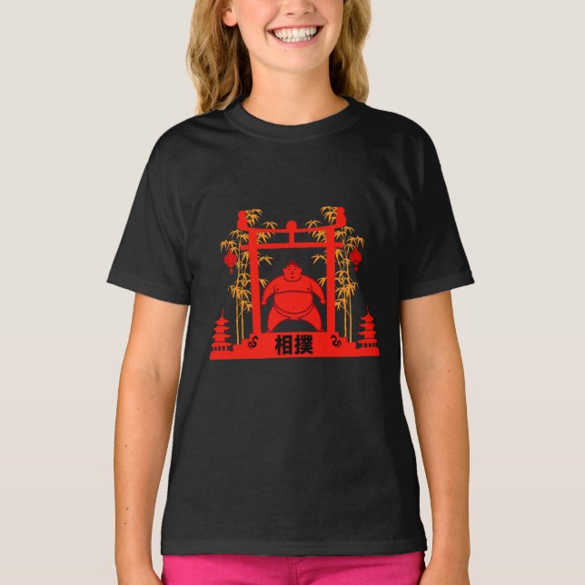 Sumo Wrestler T Shirt (Framsida)
