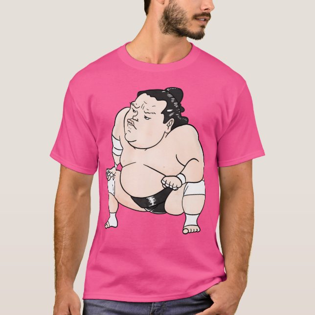Sumo Wrestler Terunofuji T Shirt (Framsida)