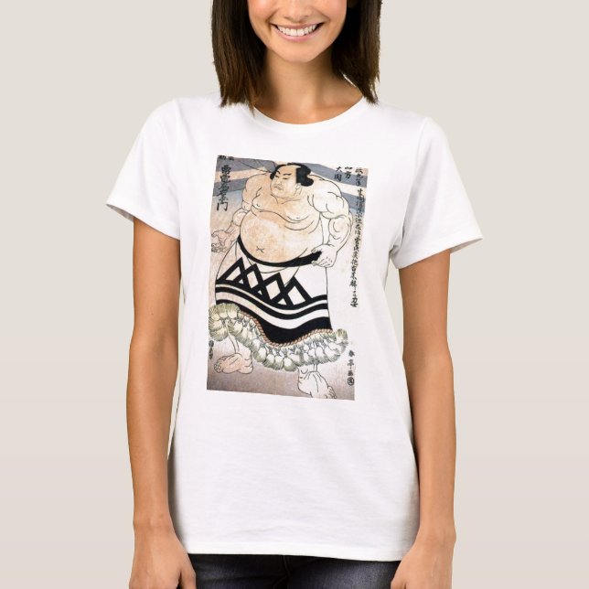 Sumobrottare C. 1800's Tee Shirt (Framsida)
