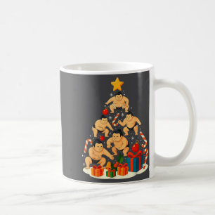 Sumobrottning Japansk Sumo Brottare Jul Tr Kaffemugg