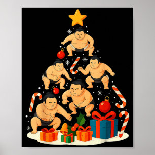 Sumobrottning Japansk Sumo Brottare Jul Tr Poster