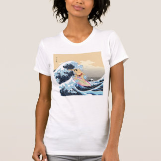 Sumoen som surfar den inpassade sammanbrottT-tröja Tee Shirt