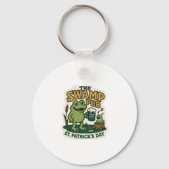 Sump Pub Grodan St.Patrick's Day Nyckelring (Framsida)