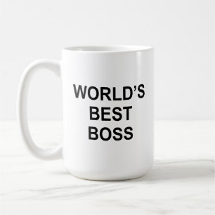 Sums söten "World'd för den bäst chefen" mycket Kaffemugg