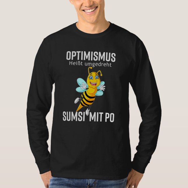 Sumsi med Roligten Bo Optimism biodling honungsbin T Shirt (Framsida)
