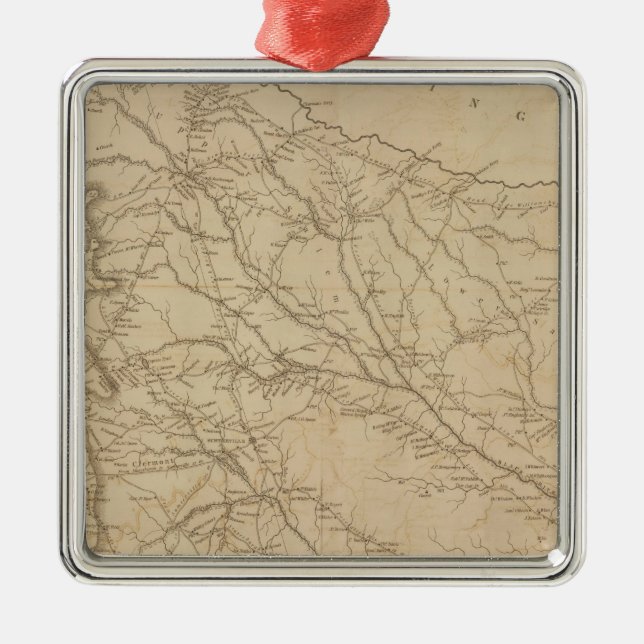 Sumter område, South Carolina Julgransprydnad Metall (Framsidan)