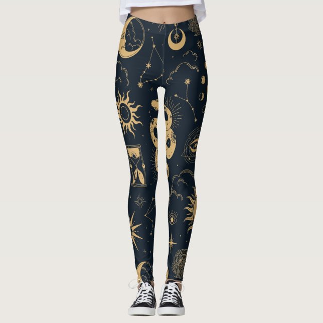 Sun and Moon -Astronomy Witch Leggings (Framsida)