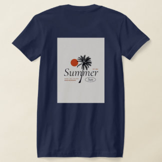 sun and palm trees t shirt