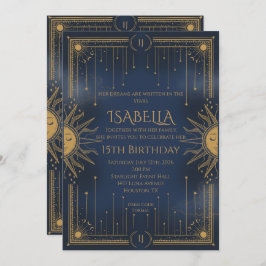 sun and stars inbjudningar