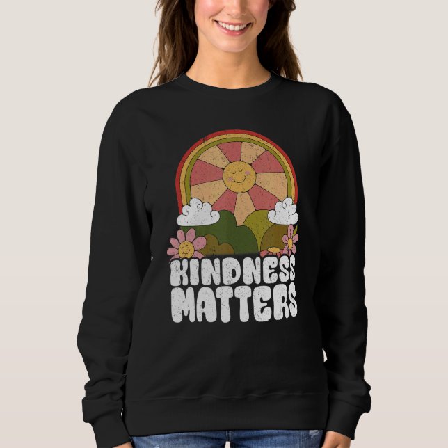 Sun Anti Bullying Rainbow Kindness Matters Sped Te T Shirt (Framsida)