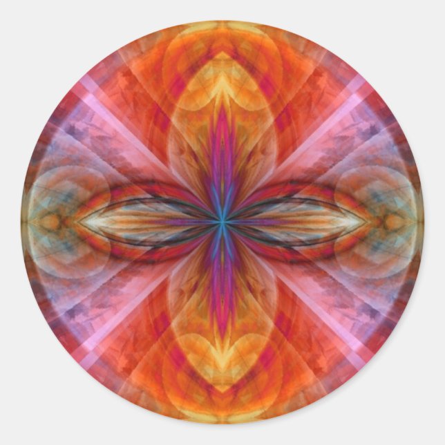 Sun-blommans imperium runt klistermärke (Framsida)