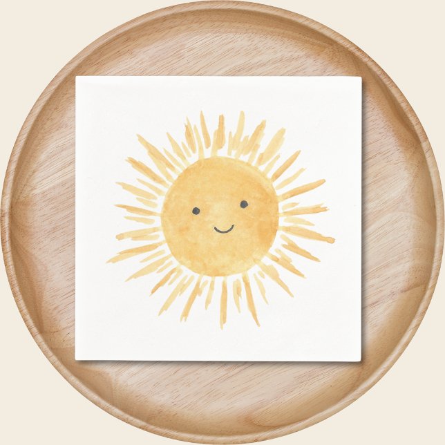 Sun Boy's Birthday Party Pappersservett (Skapare uppladdad)