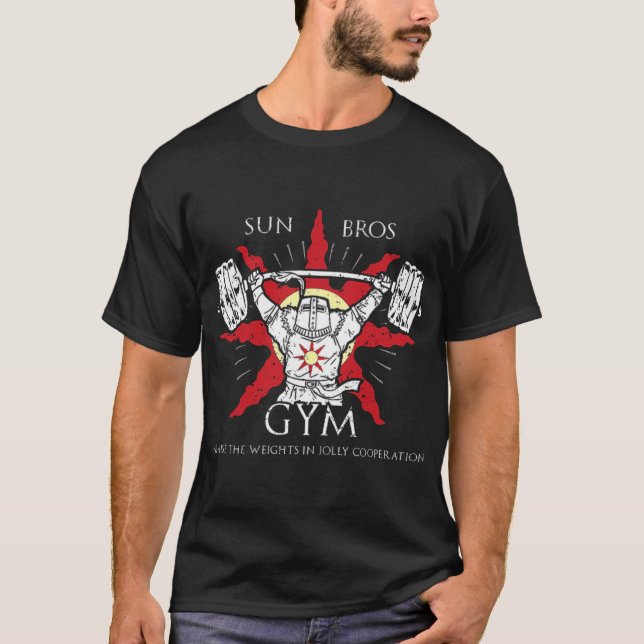 Sun Bros Gym vintage T Shirt (Framsida)