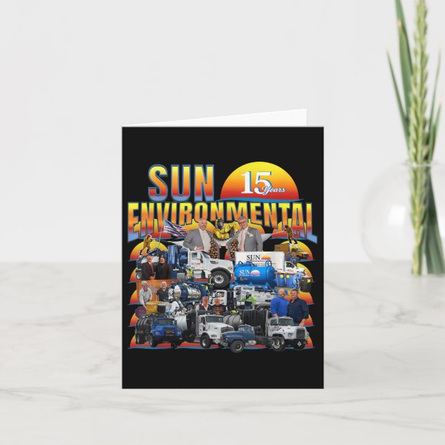 Sun Environmental Company Jubileum V1  Kort (Framsida)