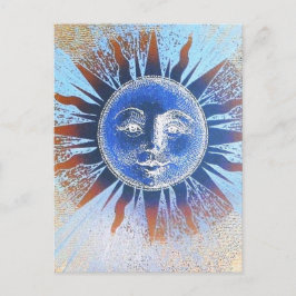 Sun Face Vykort