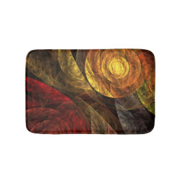 Sun Flower Blommigt Modern Abstrakt Art Mönster Badrumsmatta