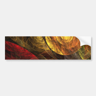 Sun Flower Blommigt Modern Abstrakt Art Mönster Bildekal