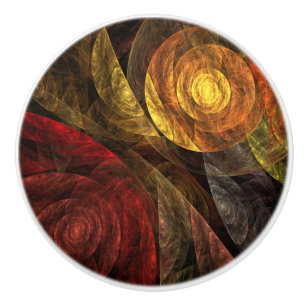 Sun Flower Blommigt Modern Abstrakt Art Mönster Knopp