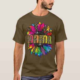 Sun Flower Blsed Mamma Leopard Tee Mors dag M