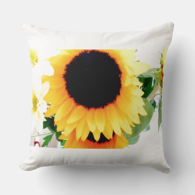 Sun Flower Kudde (Framsida)