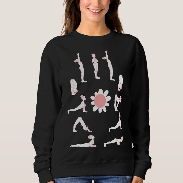 Sun Flower Salutation T Shirt (Framsida)