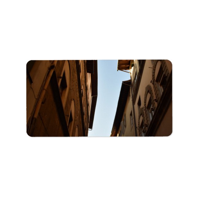 Sun-kissed Street Adressetikett (Framsidan)