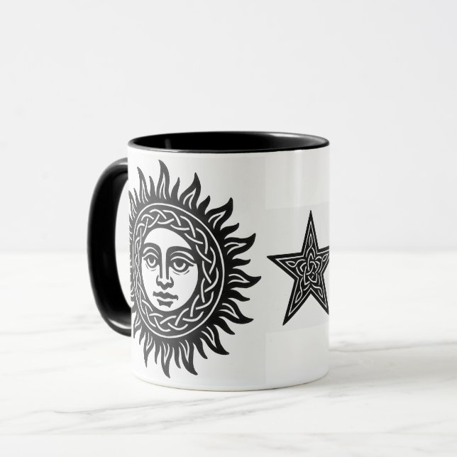 Sun & Moon Liminal Sigil Mug Mugg (Framsida vänster)