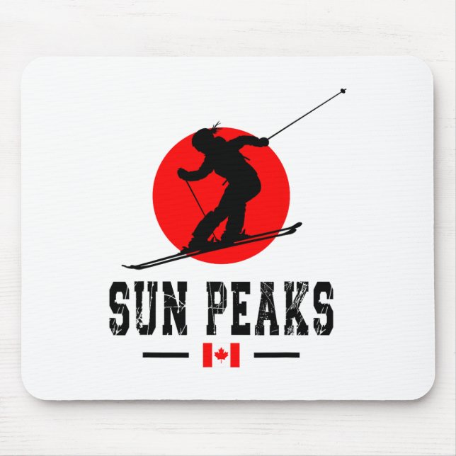 Sun Peaks Canada Ski Resort Rocky Mountains Canadi Musmatta (Framsidan)
