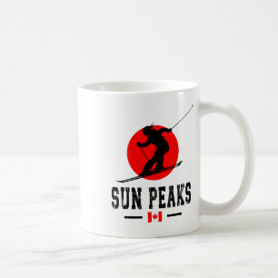 Sun Peaks Kanada Skidort Klippiga bergen Kanada Kaffemugg