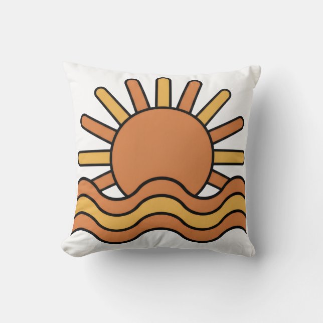 Sun pillow kudde (Framsida)