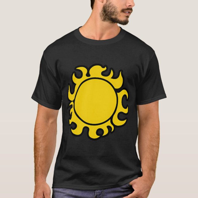 Sun Pirates Jolly Roger 6 T Shirt (Framsida)