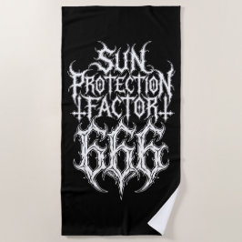 Sun Protection Factor 666 Metallogo