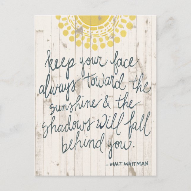 Sun Quote III Vykort (Framsida)