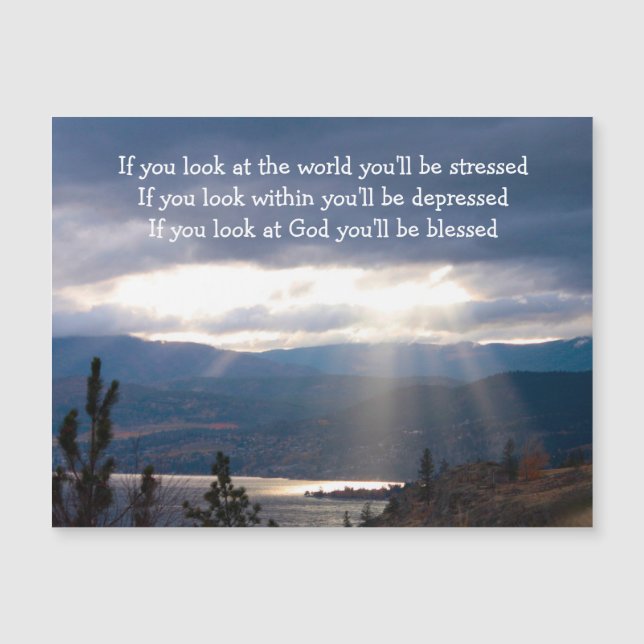  Sun Rays Lakeshore Storm Clouds Look at God  Post (Framsida)