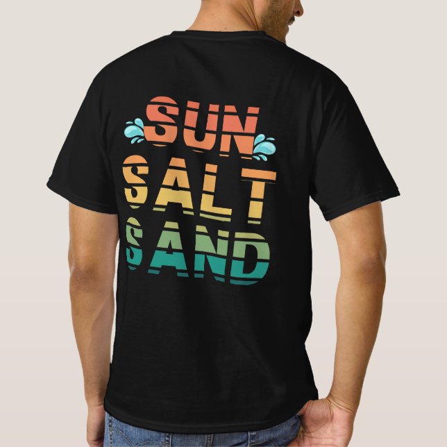  "sun salt sand" t-shirt (Baksida)