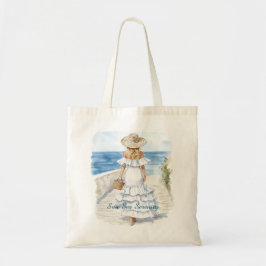Sun Sea Serenity Ocean View Blond White Dress Tygkasse